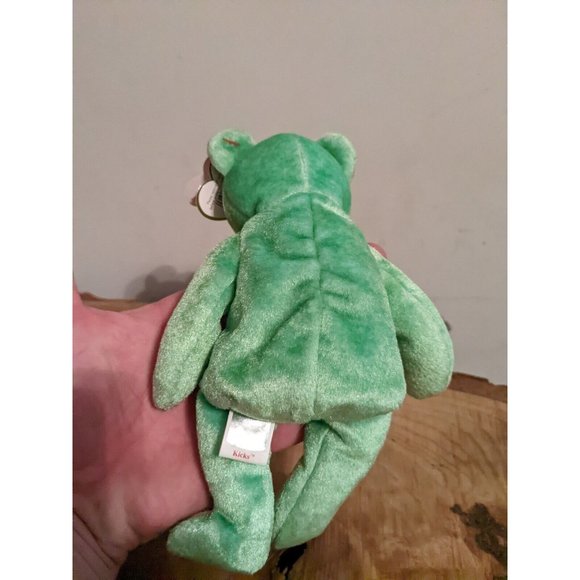 beanie Baby rare Kicks.  ERRORS!  No Ins. Stamp, Tush Tag 1999, Ear Tag 1998 - Picture 4 of 10